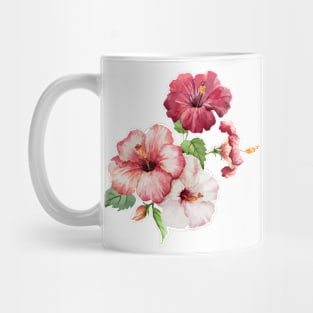 Watercolor Flowers Art Prints Mug